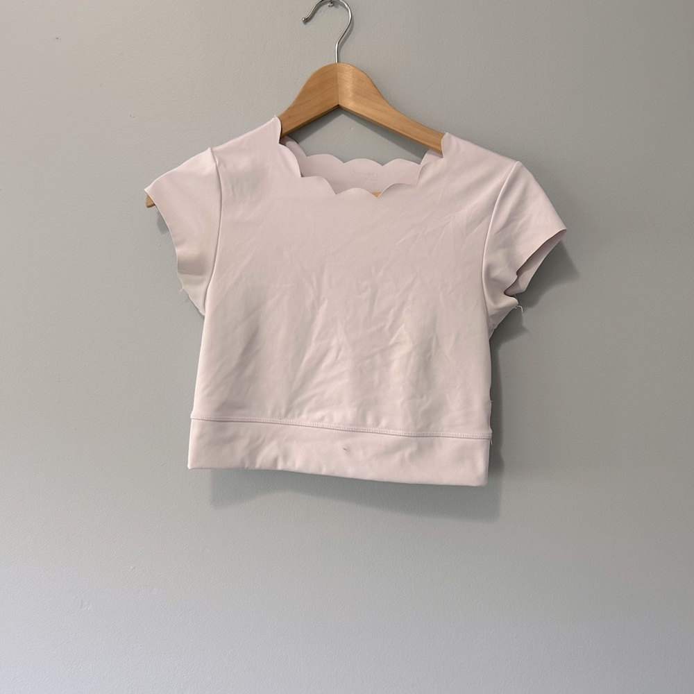 Cropped Lilac Athleisure Top